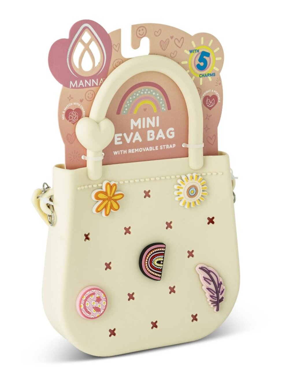 Mini Round EVA Charm Crossbody Bag